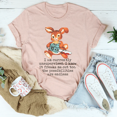 Bunny With A Chainsaw T-Shirt