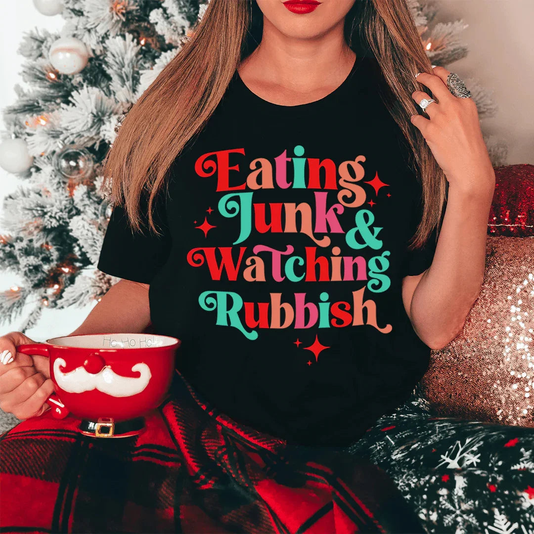 I'm Eating Junk & Watching Rubbish Tee - Korvel