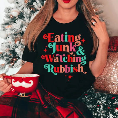 I'm Eating Junk & Watching Rubbish Tee - Korvel