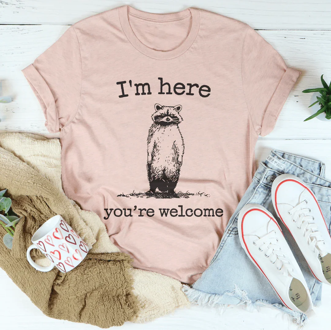 Camiseta Estoy Aquí, Eres Bienvenido