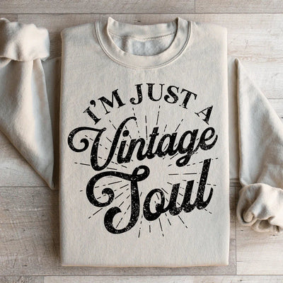 Sudadera "Soy solo un alma vintage"