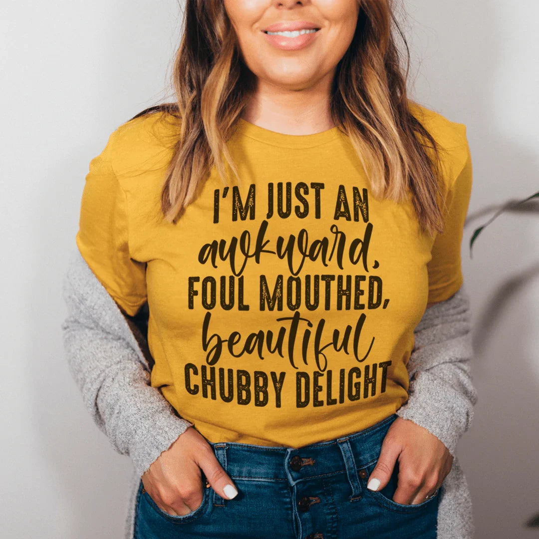 T-shirt Delight Chubby à la Bouche Maladroite et Belle