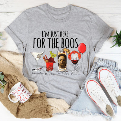 Camiseta "Solo estoy aquí por los abucheos"