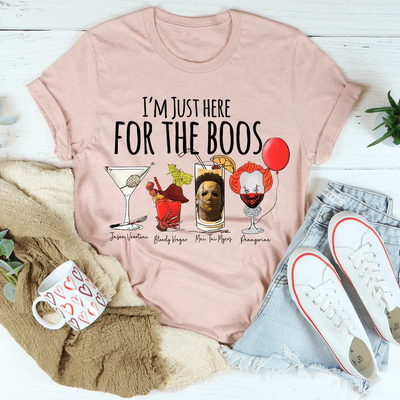 Camiseta "Solo estoy aquí por los abucheos"