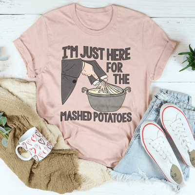 Solo estoy aquí por la camiseta de puré de papas