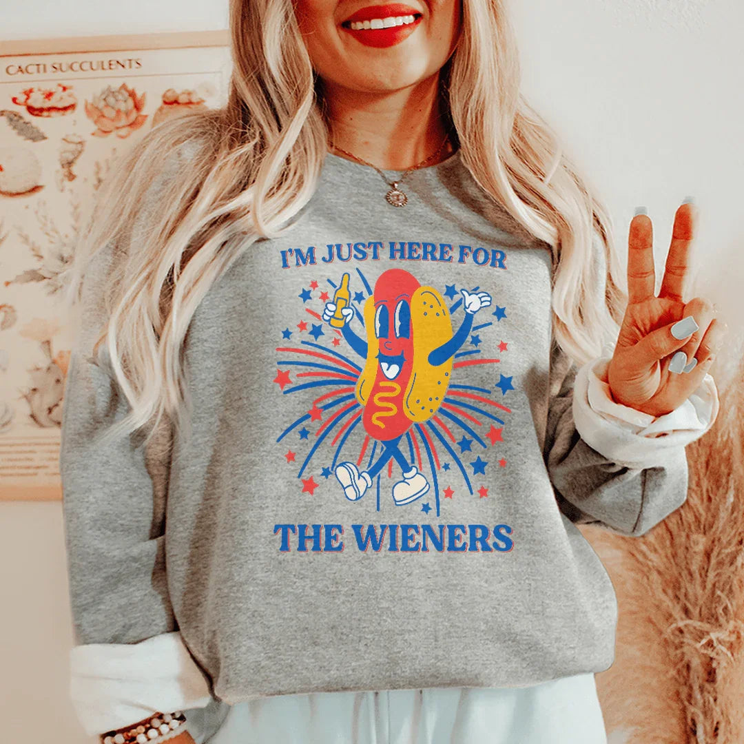 I’m Just Here For The Wieners Sweatshirt