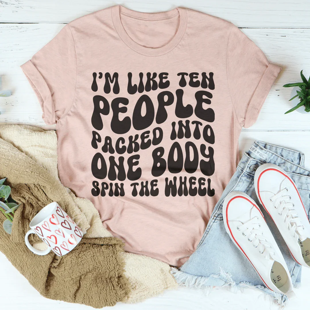 Spin The Wheel Tee - Embrace Your Multifaceted Self