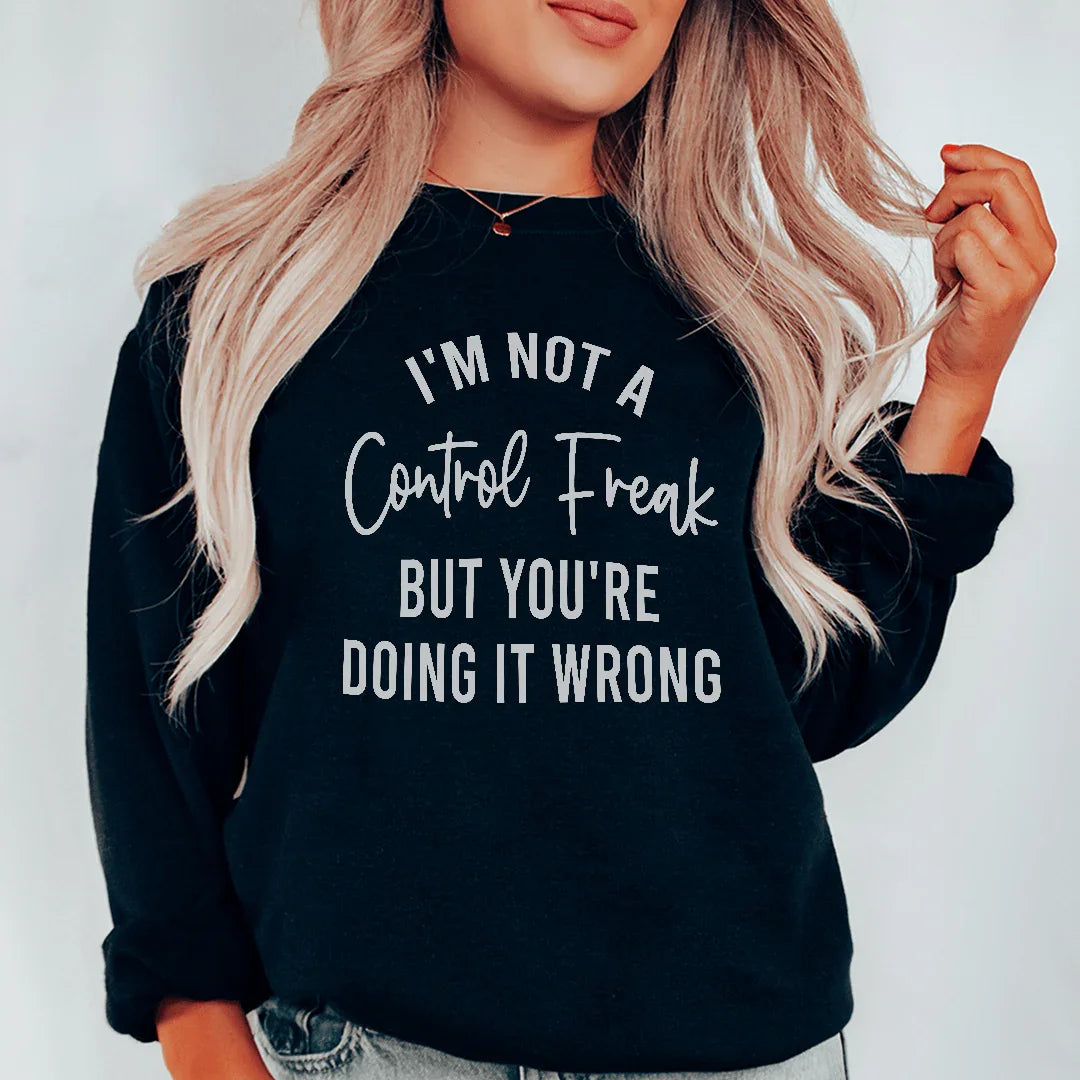Sudadera No soy un maniático del control
