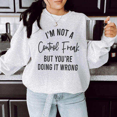 Sudadera No soy un maniático del control