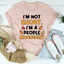 Camiseta No soy una persona bajita