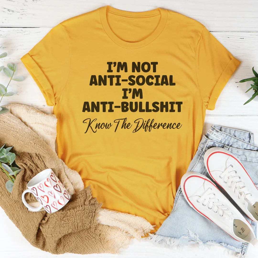 No soy antisocial, soy anti-tonterías.