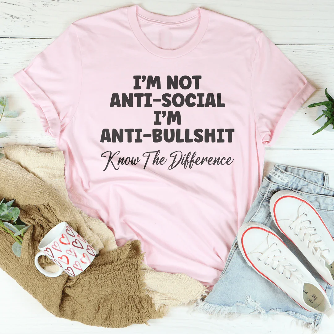 No soy antisocial, soy anti-tonterías.