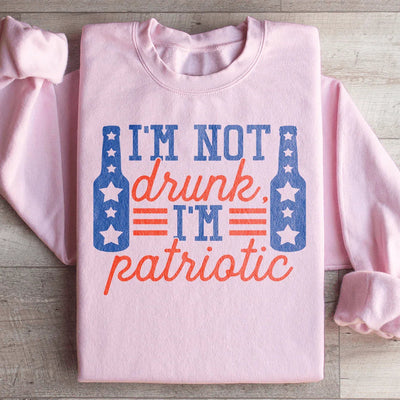 Sudadera No estoy borracho, soy patriótico