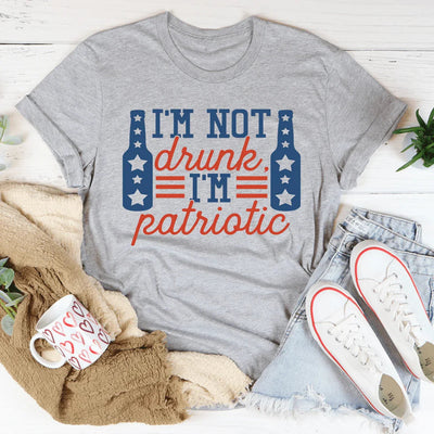 Camiseta No estoy borracho, soy patriótico