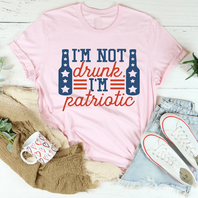 Camiseta No estoy borracho, soy patriótico
