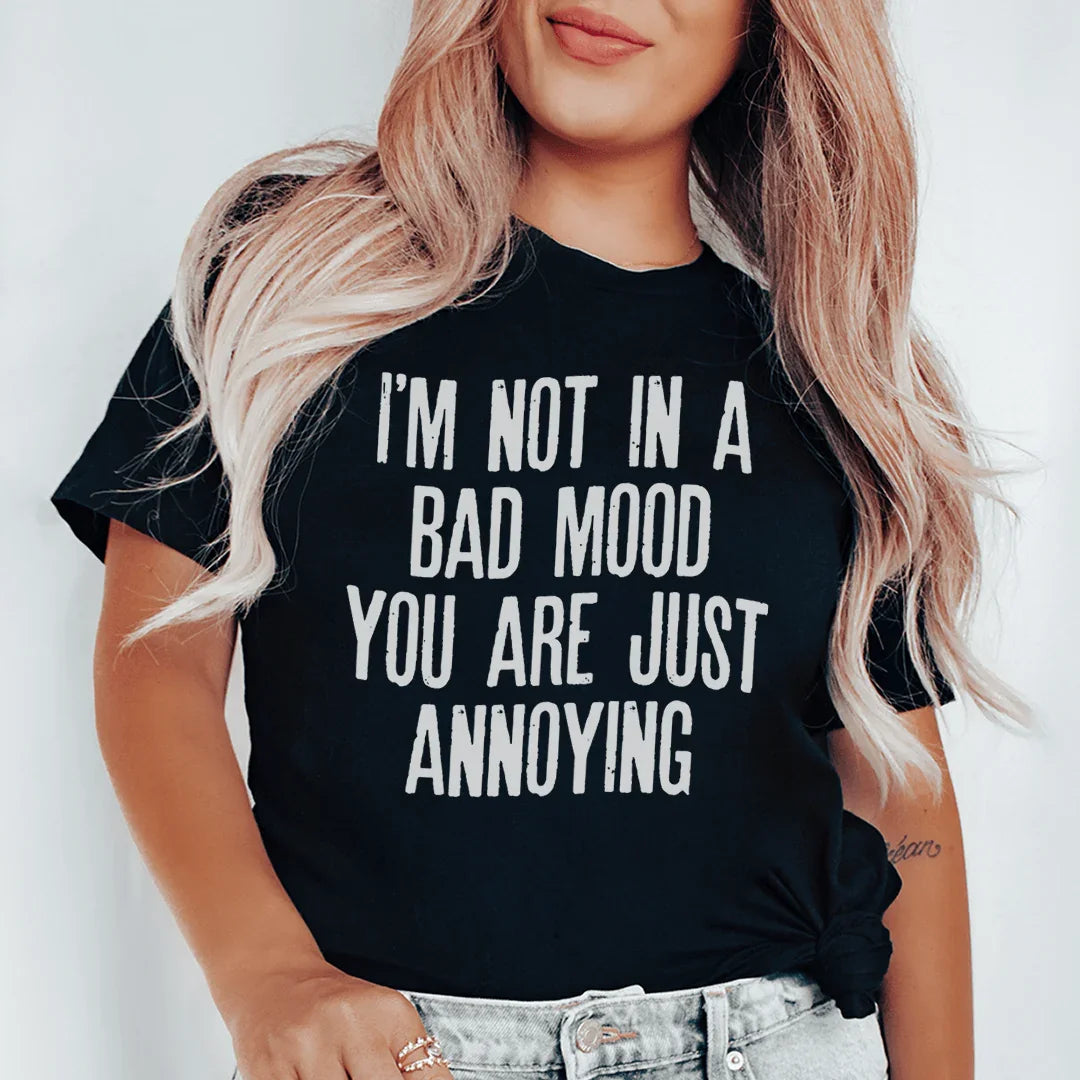 I'm Not In A Bad Mood Tee - Korvel