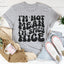 No soy mala, soy picante y agradable camiseta