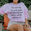 Sudadera "No soy tímido, solo soy bueno para saber con quién vale la pena hablar"