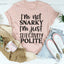 T-shirt Selectively Polite - T-shirt de confort premium