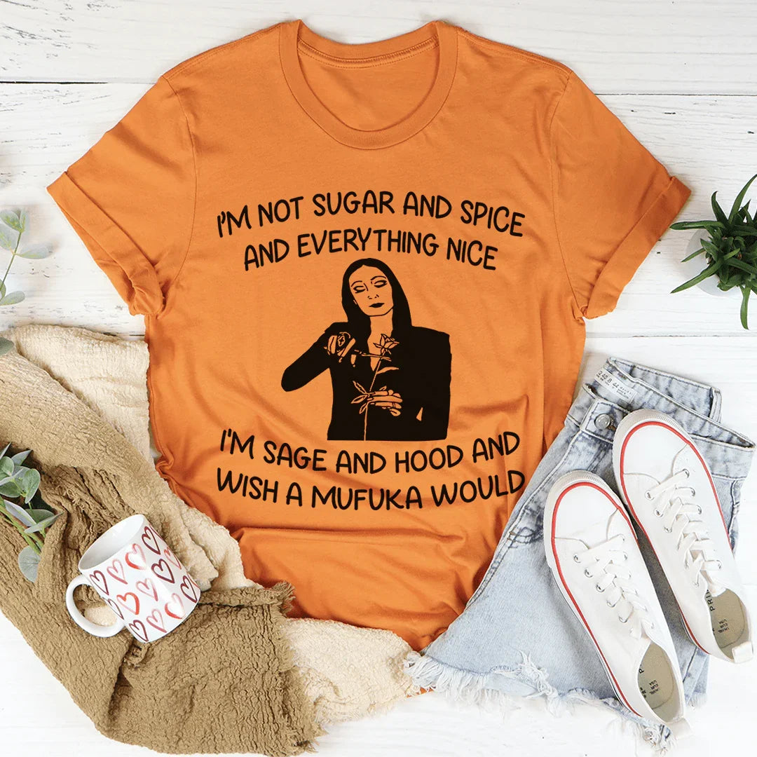 Camiseta No soy azúcar ni especias