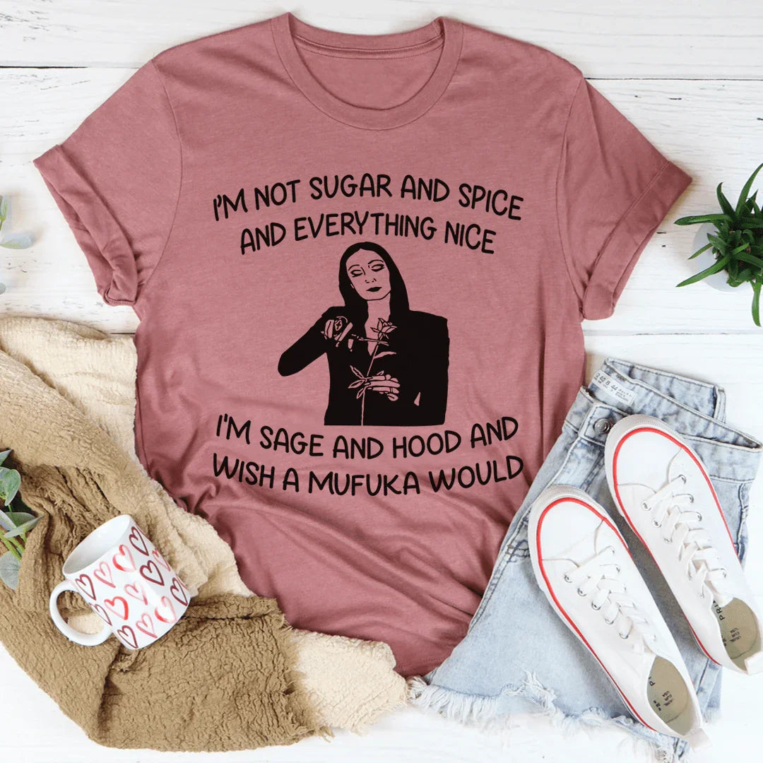 Camiseta No soy azúcar ni especias