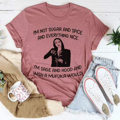 Camiseta No soy azúcar ni especias