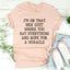I'm On That New Diet Tee - Korvel