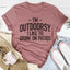 I'm Outdoorsy I Drink Wine On Patios Tee - Korvel