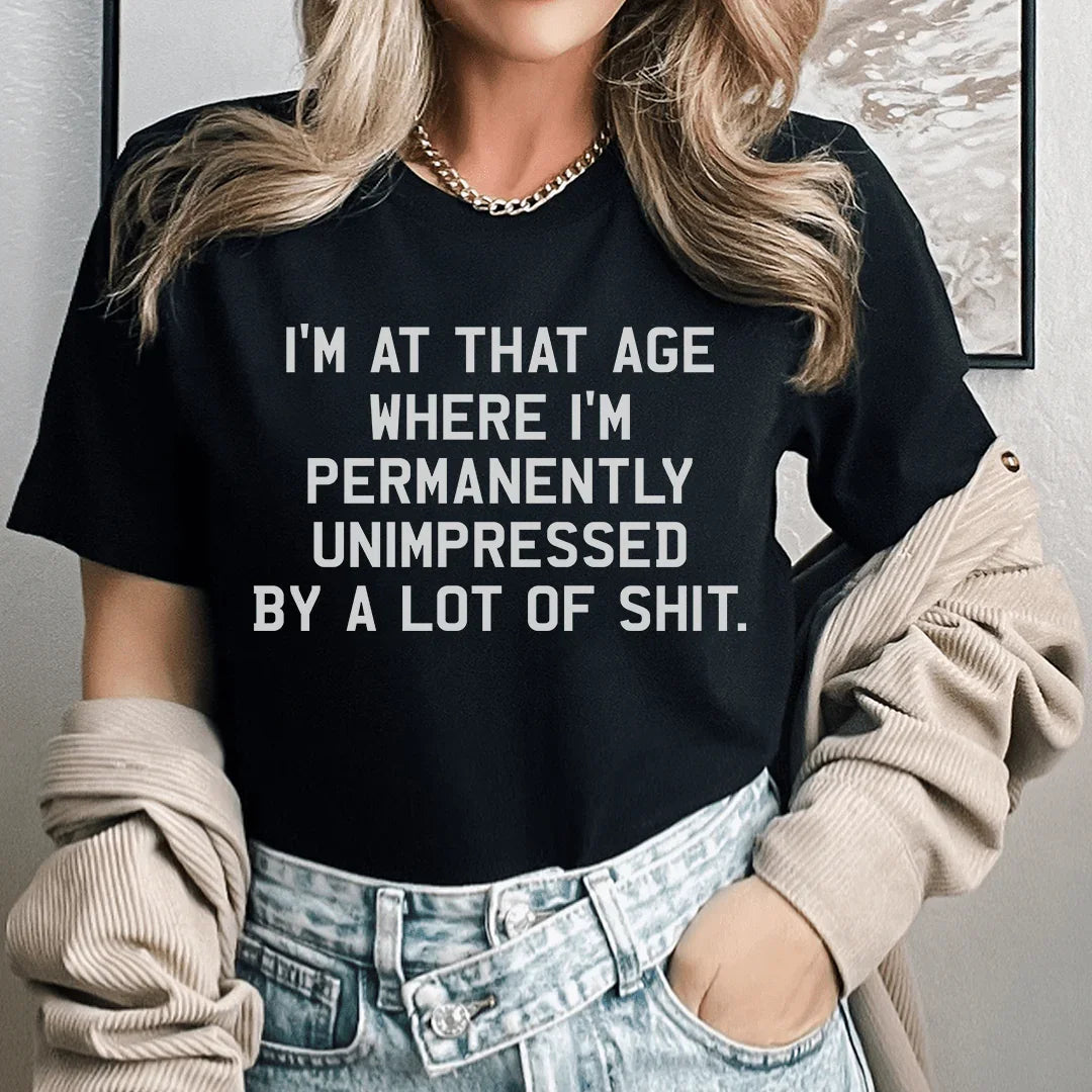 Camiseta Estoy permanentemente decepcionado