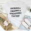 Je crée silencieusement un tableau pour ce T-shirt