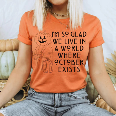October Vibes Tee - Celebrate the Season in Style