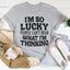 I'm So Lucky Tee - Thoughtful Comfort for Everyday Wear