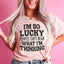 I'm So Lucky Tee - Thoughtful Comfort for Everyday Wear