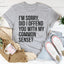 Common Sense Statement Tee