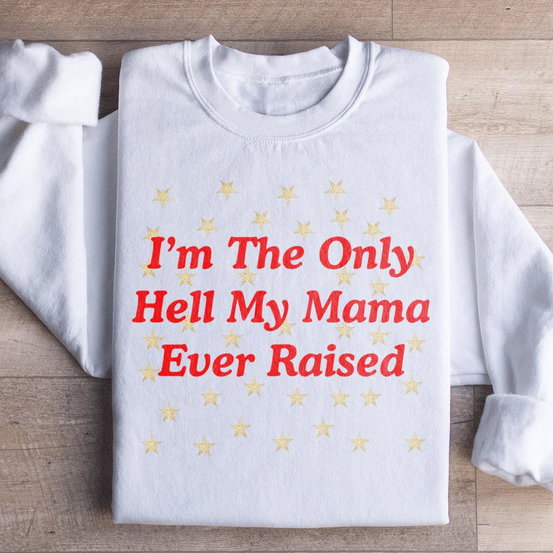 Je suis le seul enfer que ma mère ait jamais élevé Sweatshirt