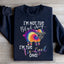 Je suis le sweat-shirt en tie-dye de mouton