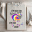 Je suis le sweat-shirt en tie-dye de mouton