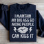 Je maintiens mes grands A Sweatshirt