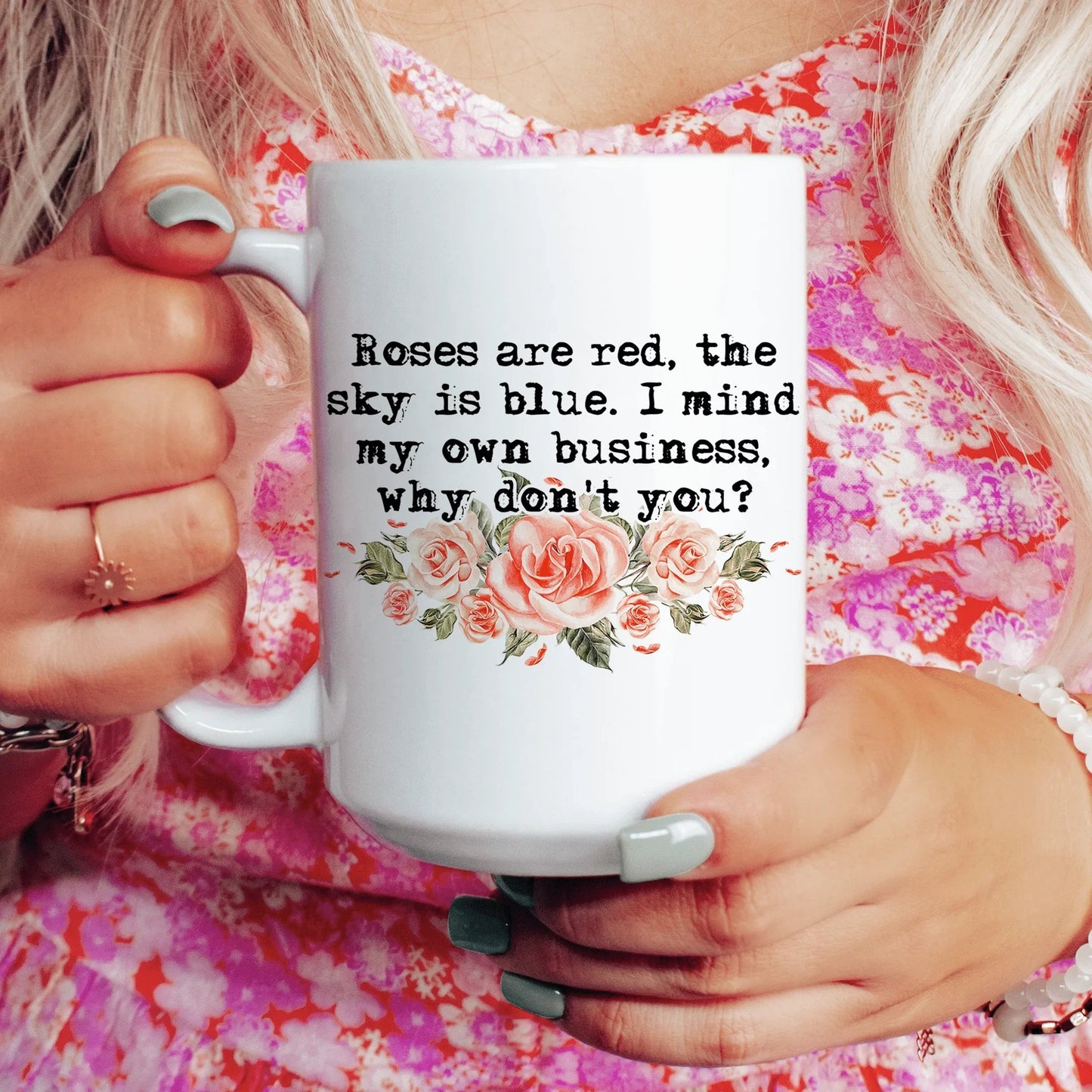 I Mind My Own Business Ceramic Mug 15oz