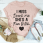 Camiseta "Echo de menos a Drunk Me"