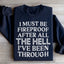 Fireproof Statement Sweatshirt