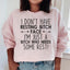 Sweatshirt J'ai besoin de repos