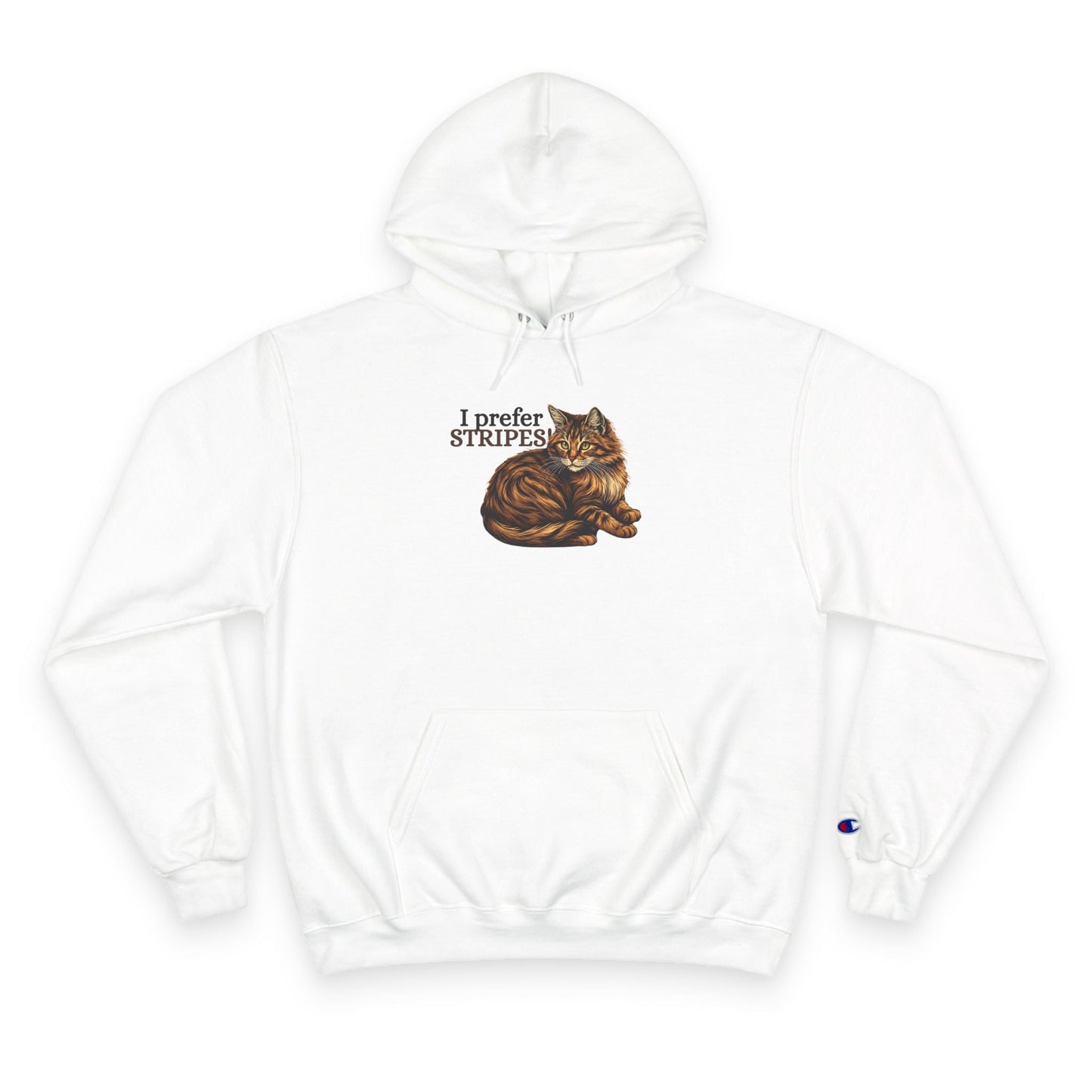 Sudadera para amantes de los gatos I Prefer Stripes