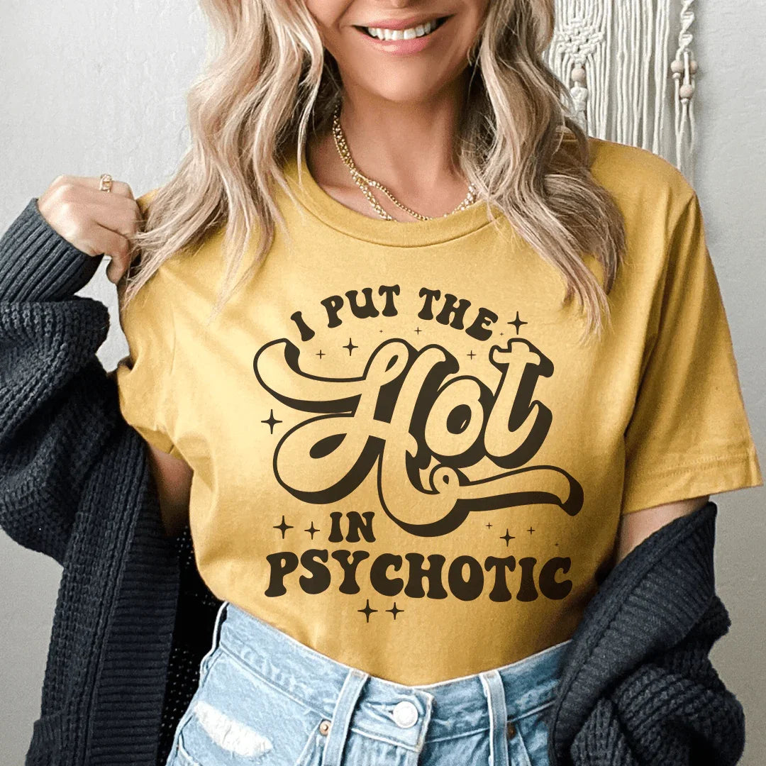 Le puse el calor a la camiseta psicótica