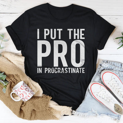 I Put The Pro In Procrastination Tee - Korvel
