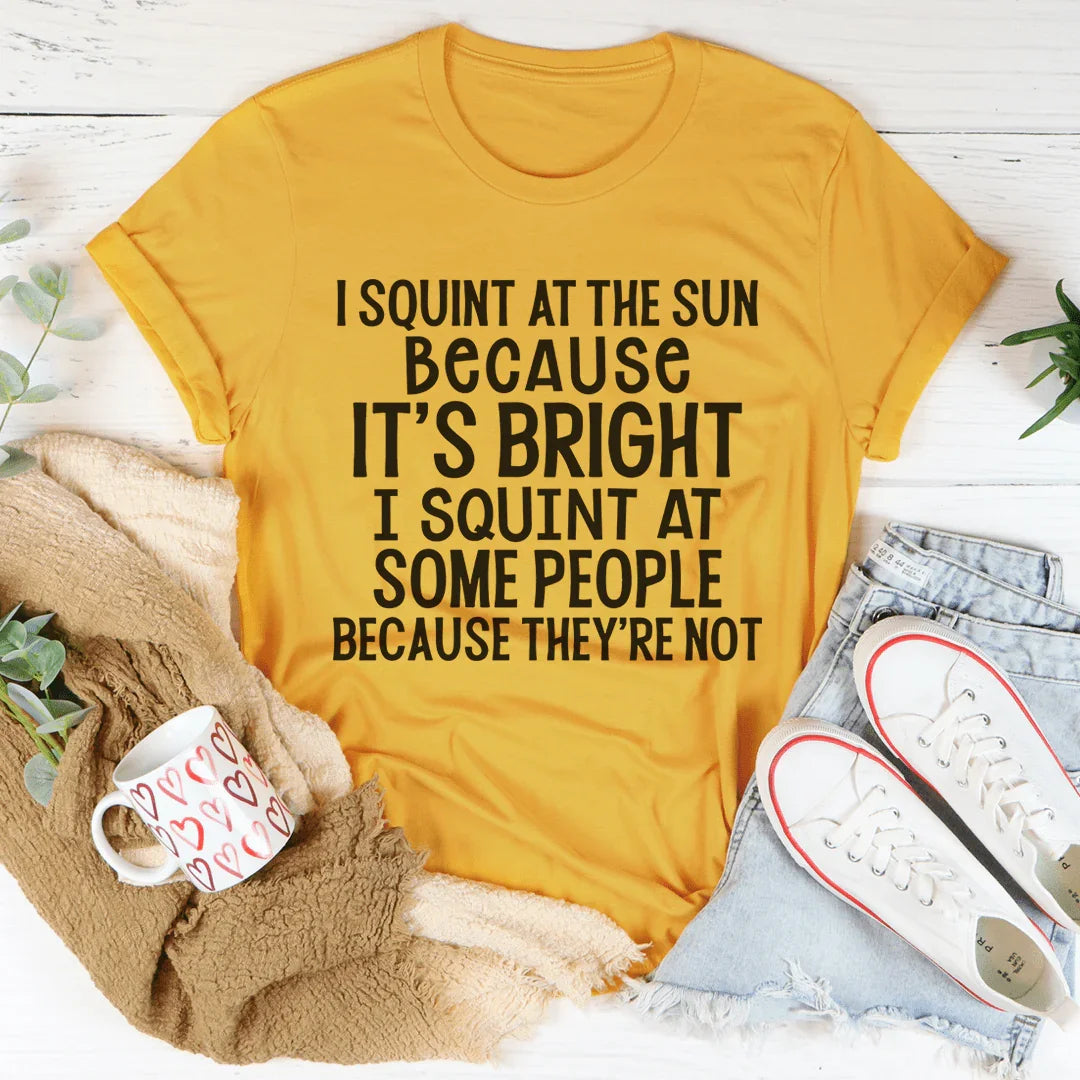 I Squint At The Sun Tee - Korvel