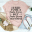 Camiseta "Yo solía ser una persona sociable"