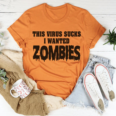 Camiseta "Quería Zombies"