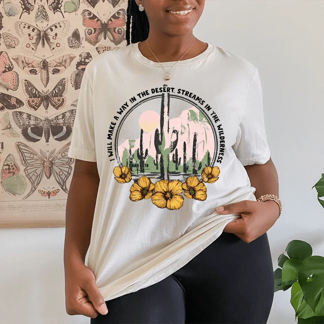 I Will Make A Way In The Desert Tee - Korvel