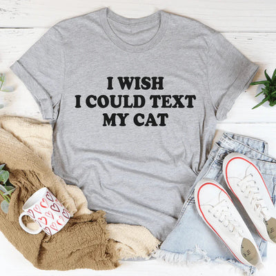Ojalá pudiera enviarle un mensaje de texto a mi gato